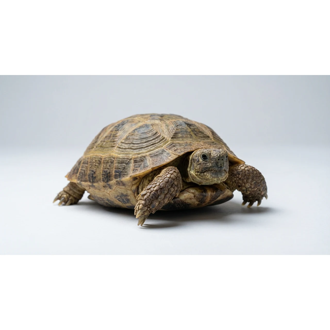 Russisk landskildpadde (Testudo horsfieldii) Voksen